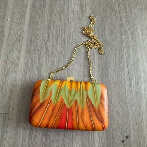 Serpui Wooden Clutch Bag
